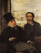 Edgar Degas Degas and Evariste de Valernes(1816-1896) oil painting artist